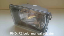 Cargar imagen en el visor de la galería, NEW OLD STOCK RHD Headlight / Headlamp Nearside N/S LEFT 1980 - 1989